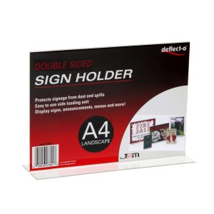 SUPERGRIP Upright Self Adhesive Sign Holders - Boyd Workspaces