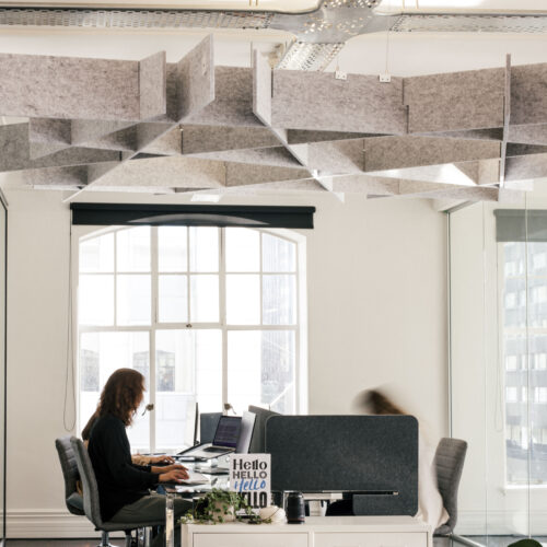 Acoustic Ceiling Lattice - Boyd Workspaces