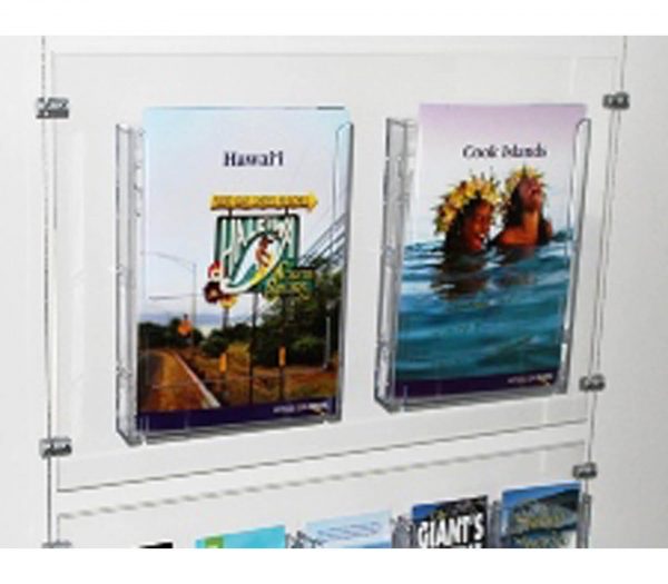 A4 Cable Display Brochure Holder Panels