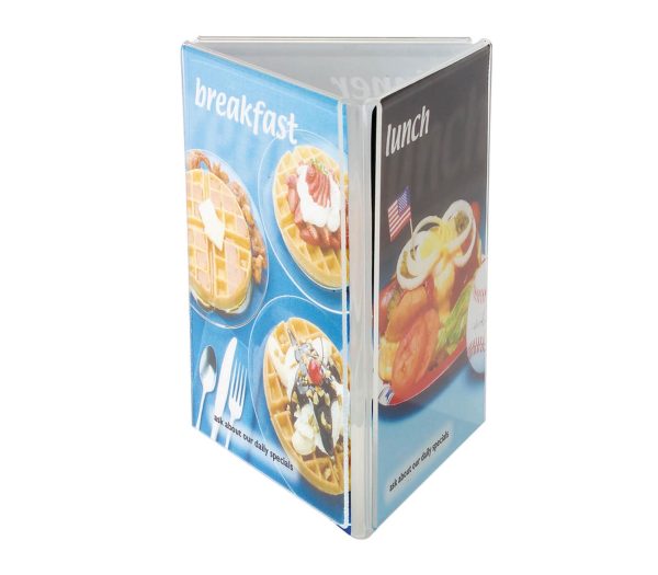 Multi-Sided Sign and Menu Holders