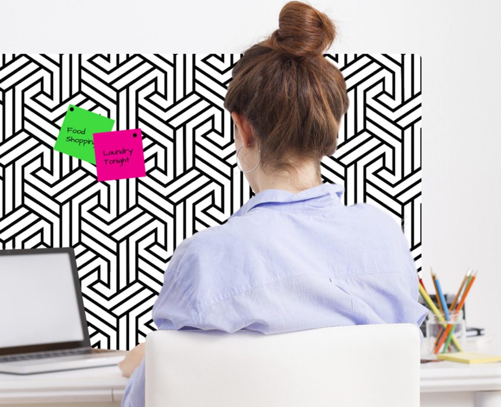Custom Wrapped Edge Pinboards - Boyd Workspaces